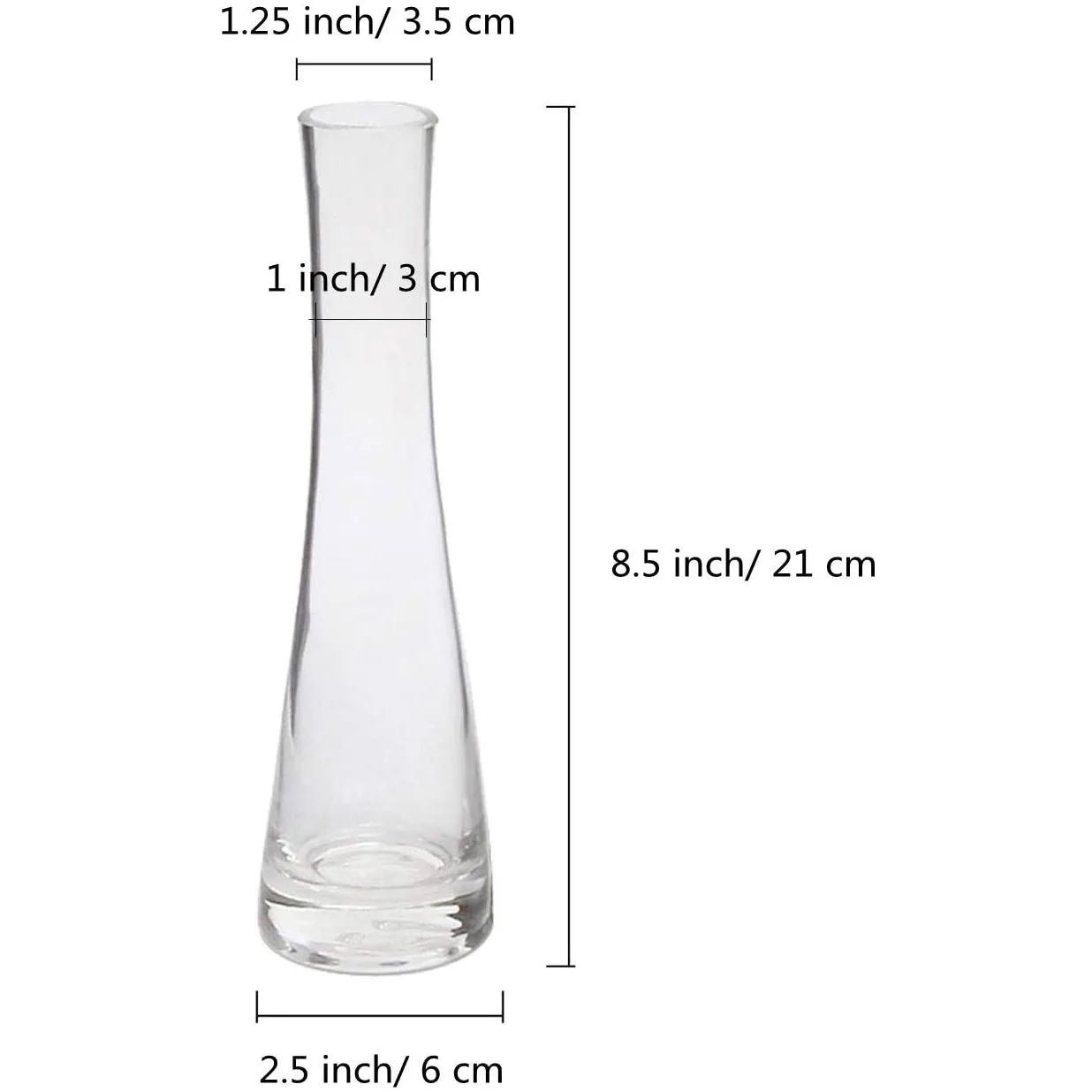 Flat Decorative Round Clear Glass Vase For Flower Buy Flat Oval Glass