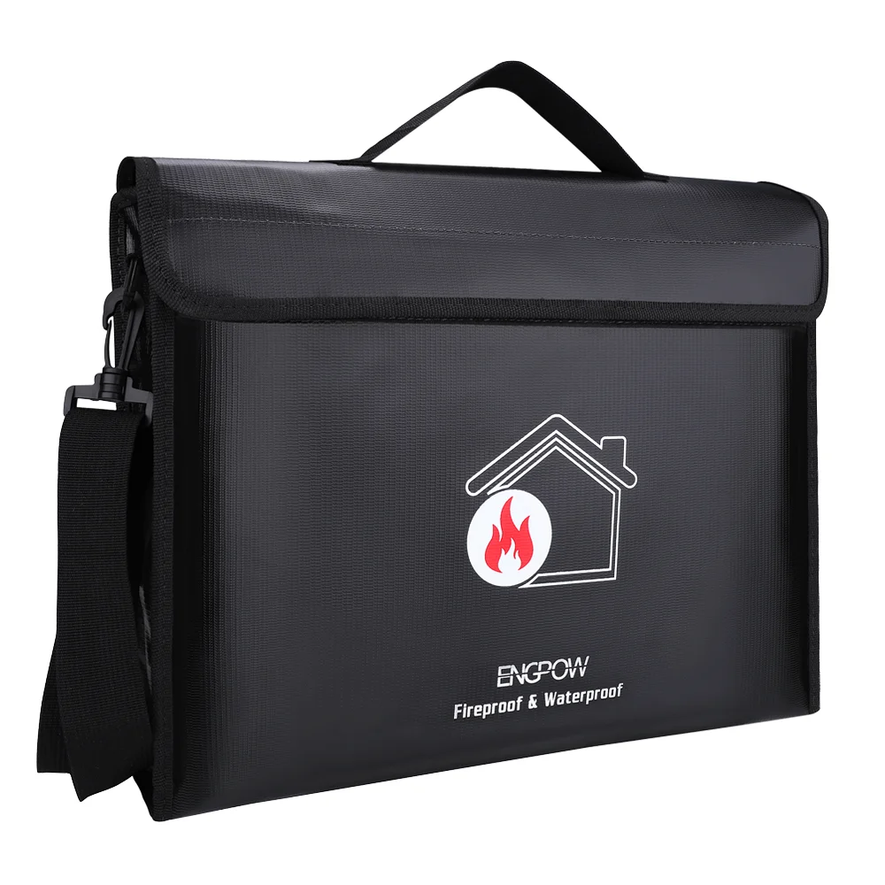 New Heavy Duty Water&Fire Resistant Document Bag Fire Safe Bag