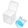 Square box blue tongue cover