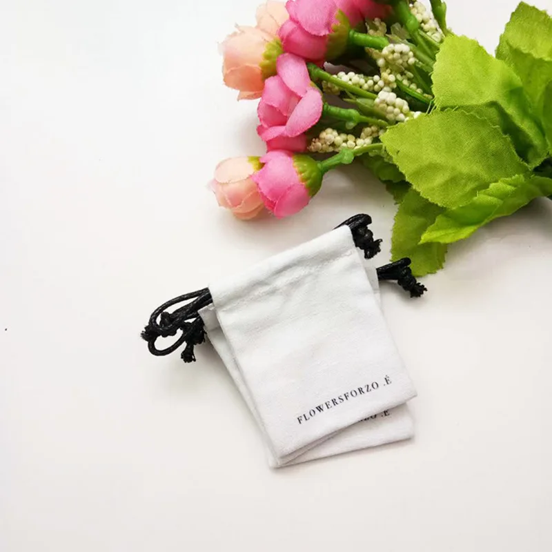 Customized Canvas Bags Pouches Muslin Coffee Beans Packing Gift Custom