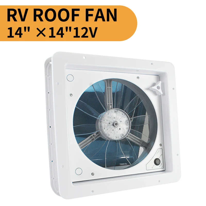 { Tytxrv } Rv Parts 14'' 420mm Dc 12vdc Manual Control Rv Roof Vent Fan