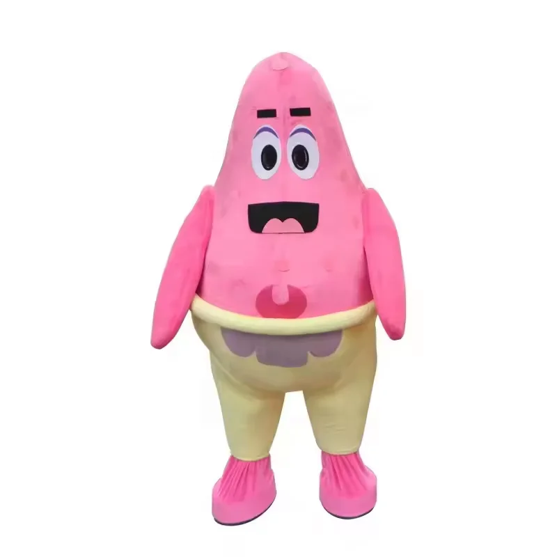 Efun MOQ 1 PC Factory Price Wholesale Shopping Patrick Star Mascot Costume Walking Plush Sponge Bob Mascot Costumes for Sale