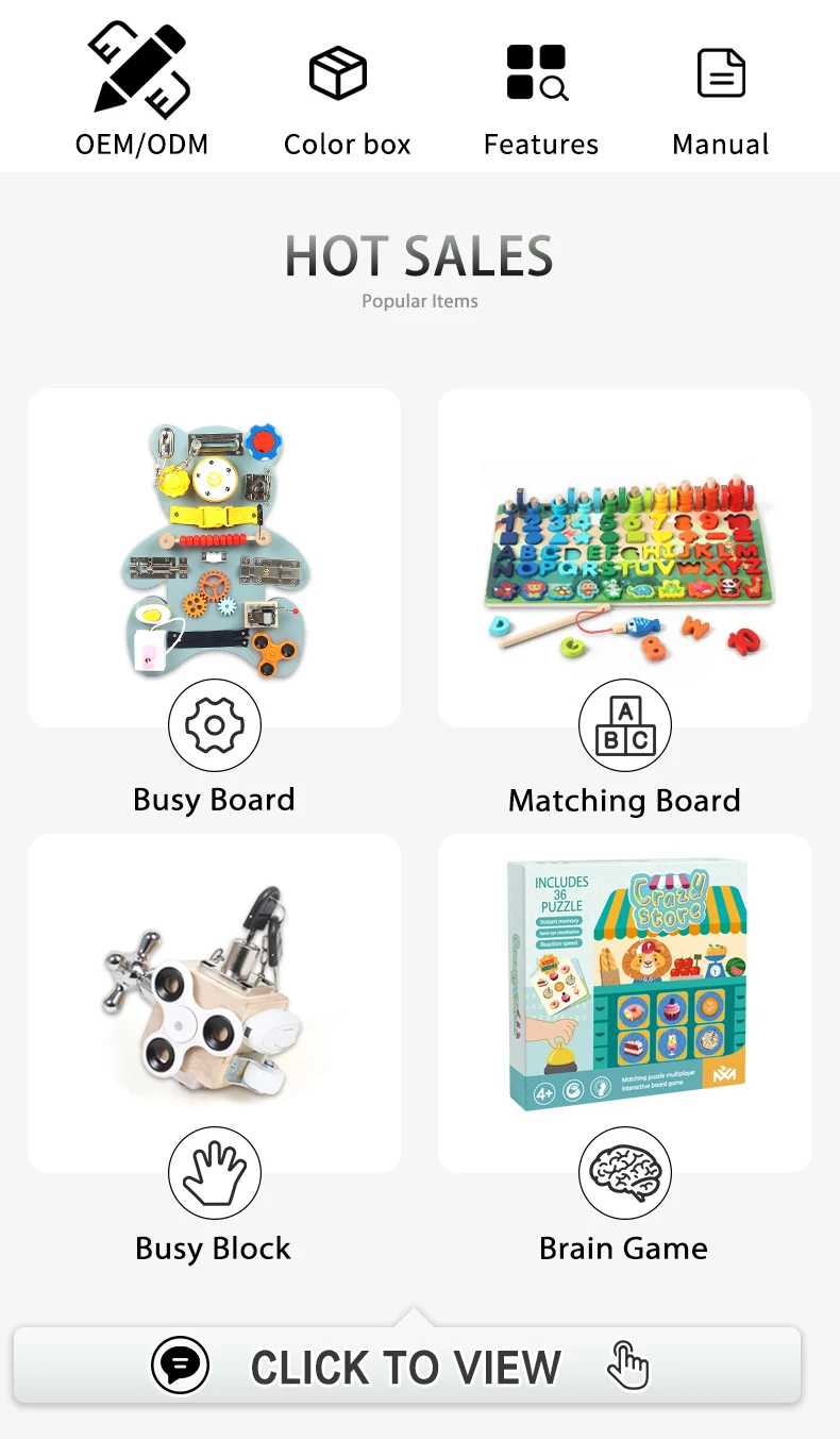 Hot Sell Wooden Novelty Ball Board Games Hockey Play Other Kids Baby Toys Montessori Educational 