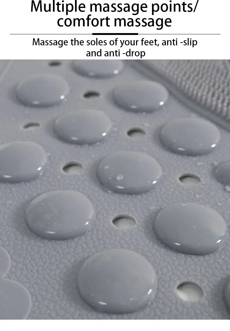 Custom Shape Thickened Absorbent Anti-slip Safety Bathtub Shower Mat Non Slip Bathmat Strong Suction Bath Mats supplier