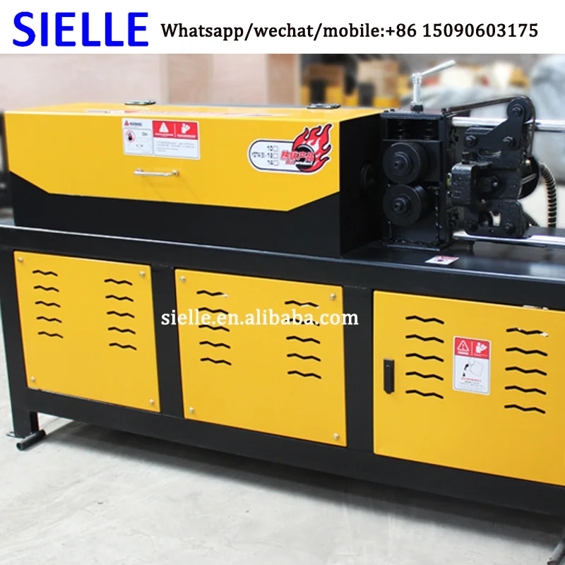 Steel rod bar straightener machine automatic steel wire cutting machine