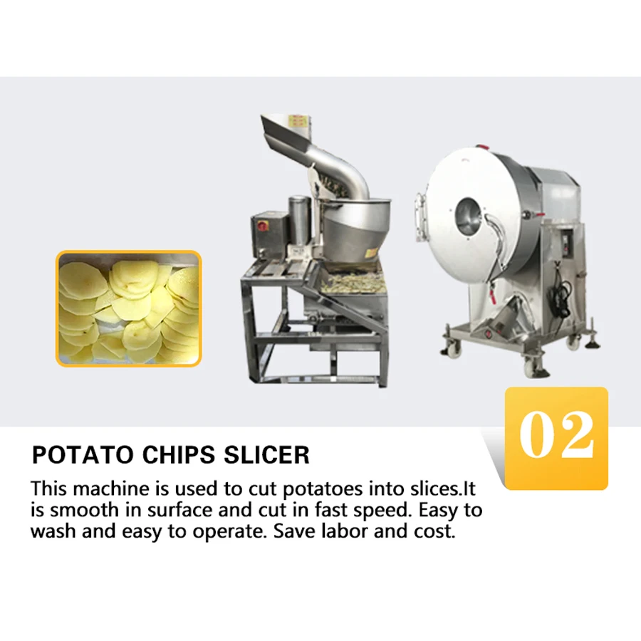 Automatic Potato Chips Machine  Manufacturing Machinery for Sale Snacks Chips Making Production Line Small Automatic Manufacture