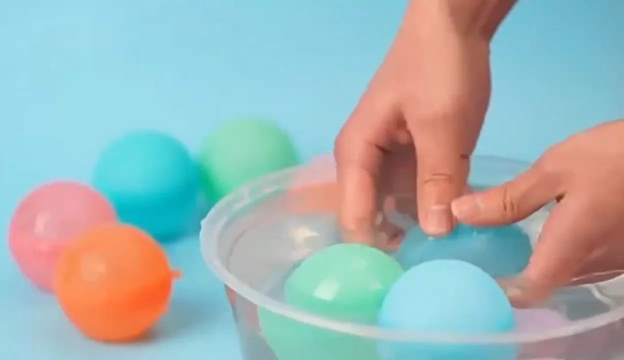 Reusable Water Balloons Quick Fill Waterfall Water Balls For Kids Water