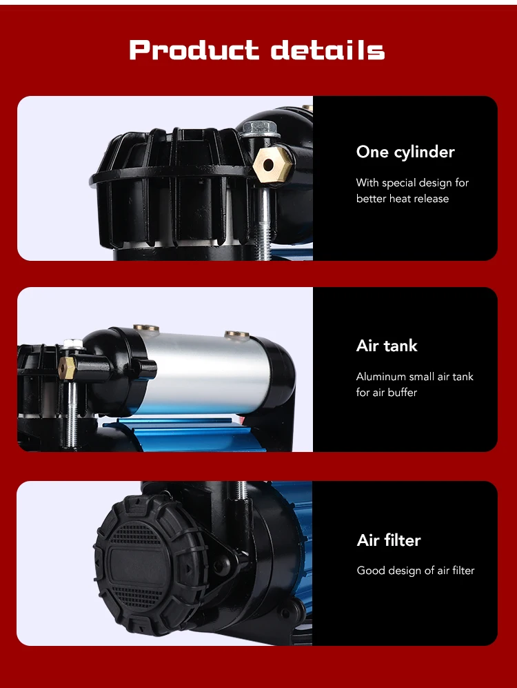 New Design Dc 12 Volt Waterproof Portable Automatic Tyre Inflator 1