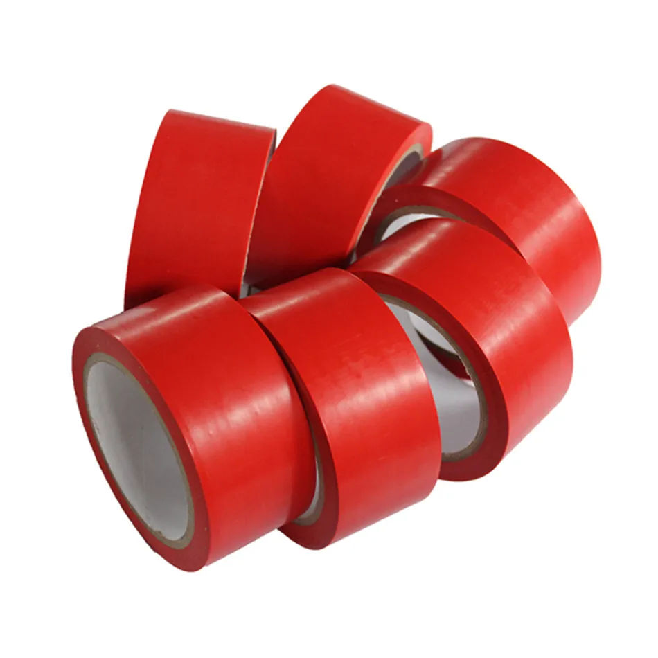 high quality color easy-tear pvc electrical tape roll type