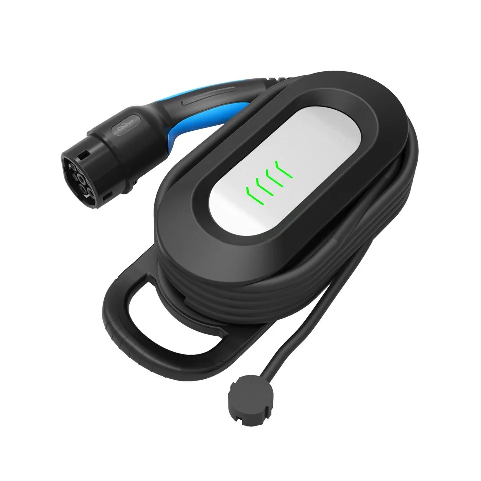 EV Charger Type 2 Electric Vehicle Charging Cable Timed Portable Charger  For Electric Car 3.6KW 6/8/10/13/16A IEC 62196-2 EVSE