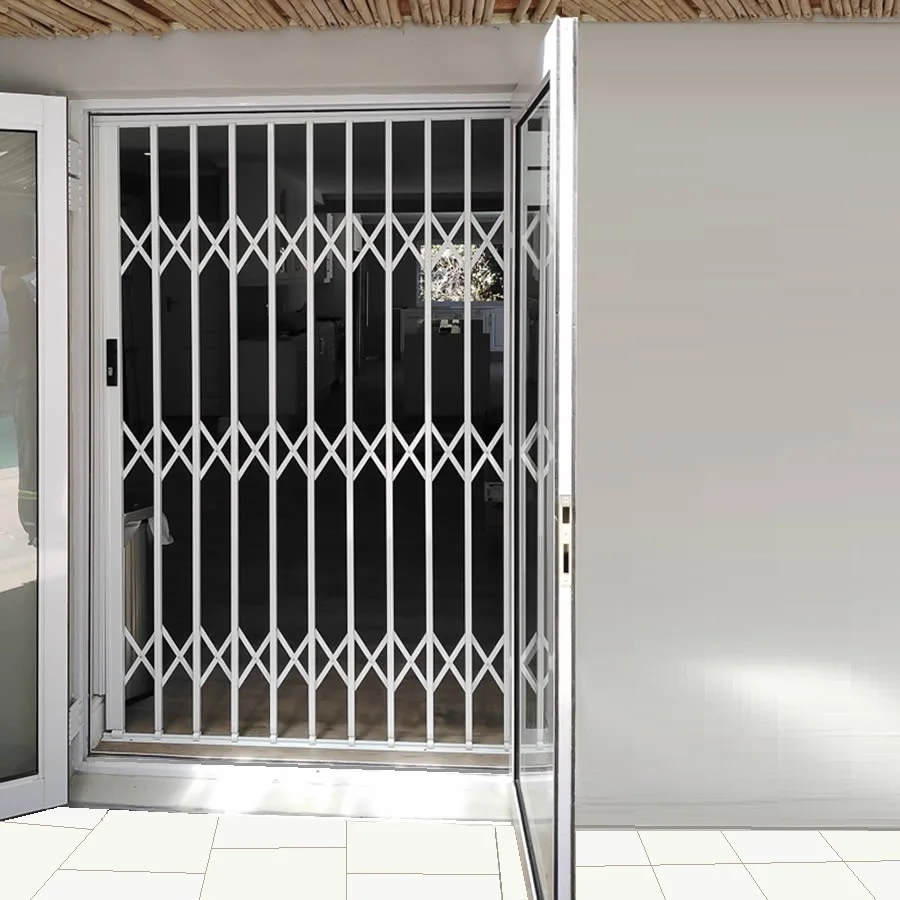 EXPANDING Retractable Garden Gate Security Door Outside Fence Power ...