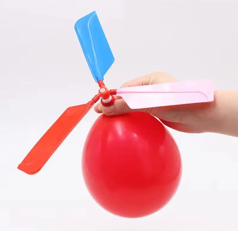 Flying Propeller Airplane Balloons DIY Balloons Helicopter Kids Toys Balloon Plane Toy for Party Games