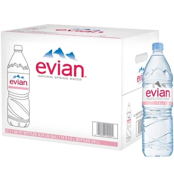 Натуральная пружинная вода Evian (1,5 л/12 шт.)