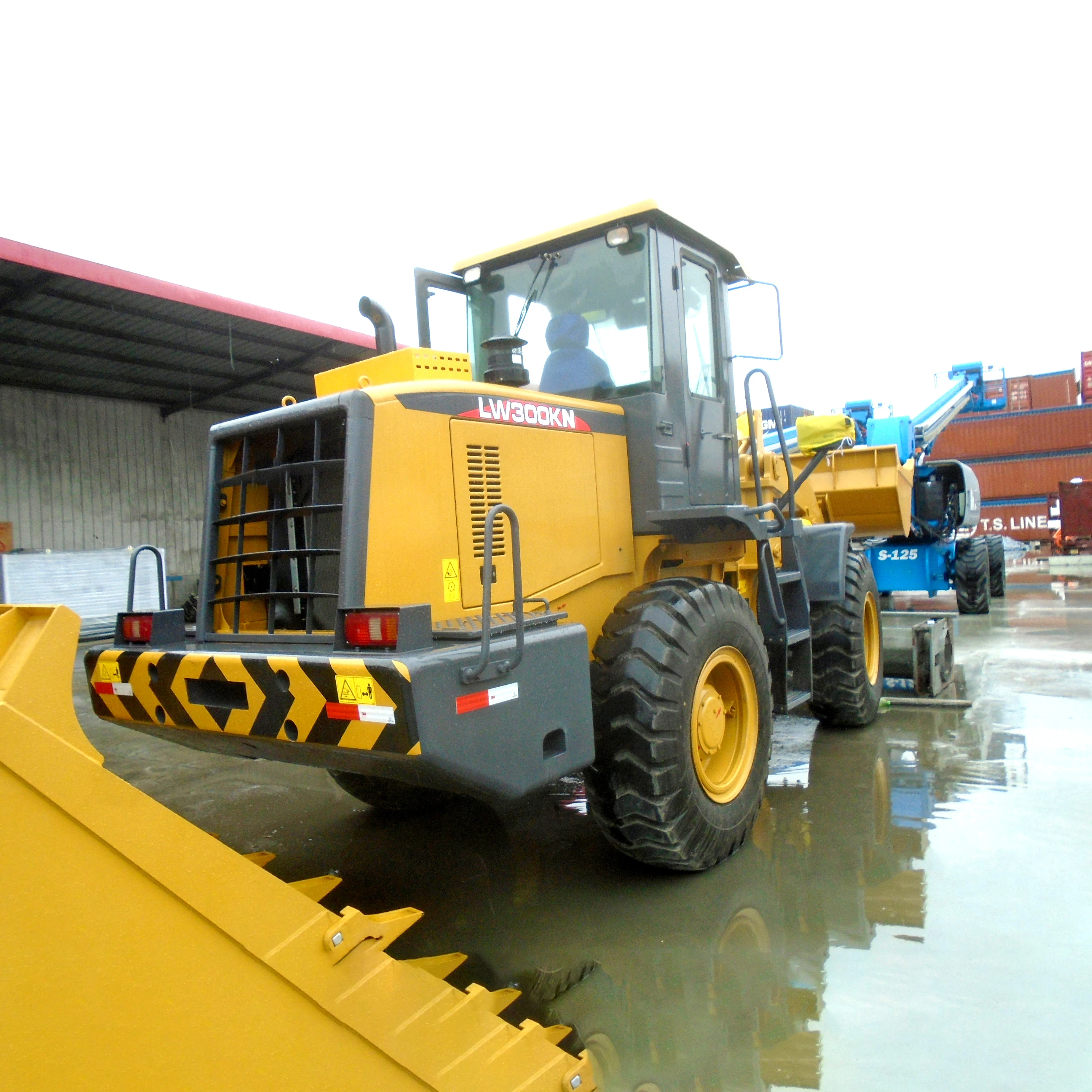 XC978 Hydraulic Small Wheel Loader 7Ton Front End Loader XC978 with Log Grapple