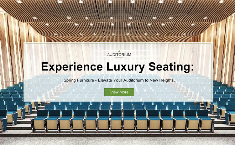 Custom Modern Auditorium Lecture Hall Tables and Chairs