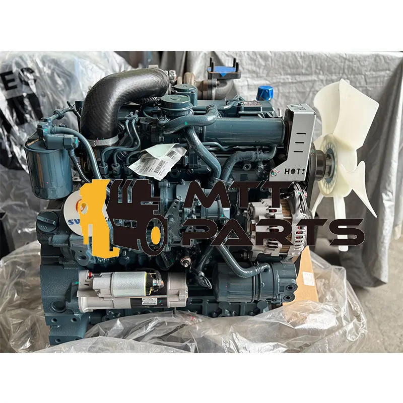 Genuine Kubota V3307-t Diesel Engine Motor Assembly For Crawler ...