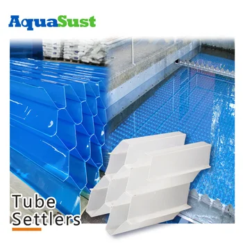 1.0mm 1.2mm wall PP or PVC UV protect inclined Lamella clarifier media tube settler for waste water and drink water