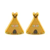 Tent Focal bead Mustard SA143