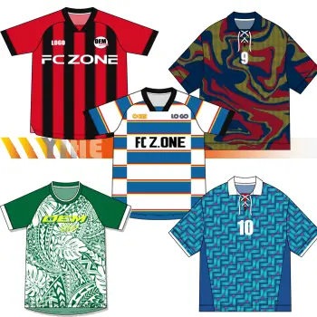 24/26 New Men's Children's Custom Soccer T-Shirt Polyester Personalized Name OEM Service Automated Cutting Sports Training
