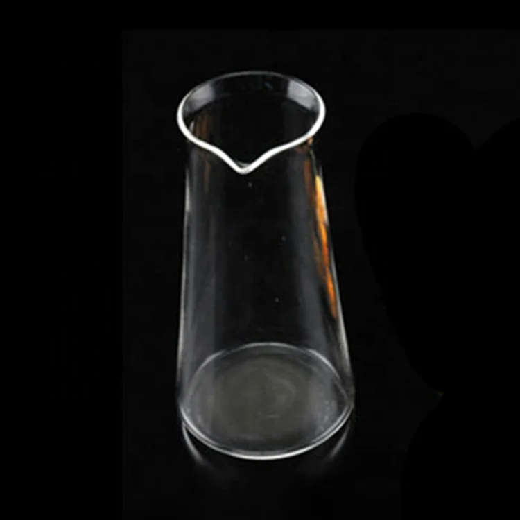 Стеклянная лабораторная колба Эрленмейера коническая