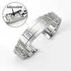 Silver sanding adjustable buckle