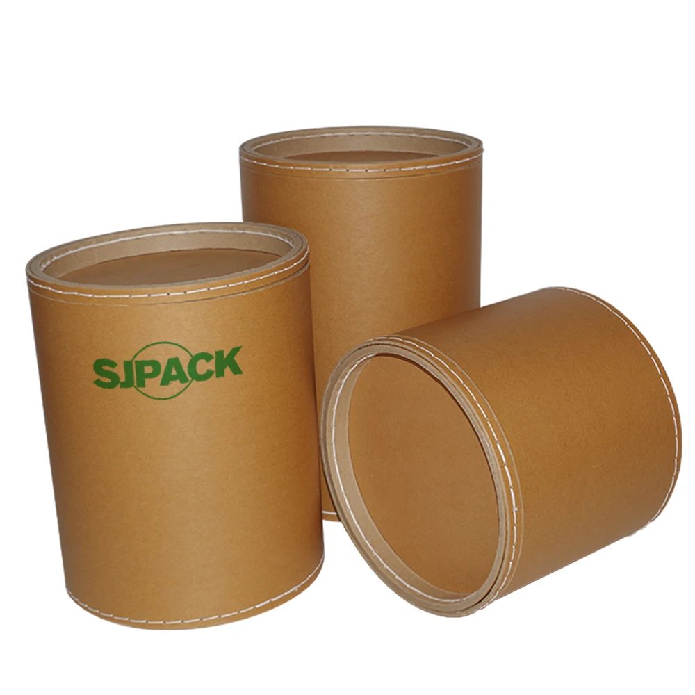 25KG braune Papierfaser-Fässer genäht25KG braune Papierfaser-Fässer genäht  