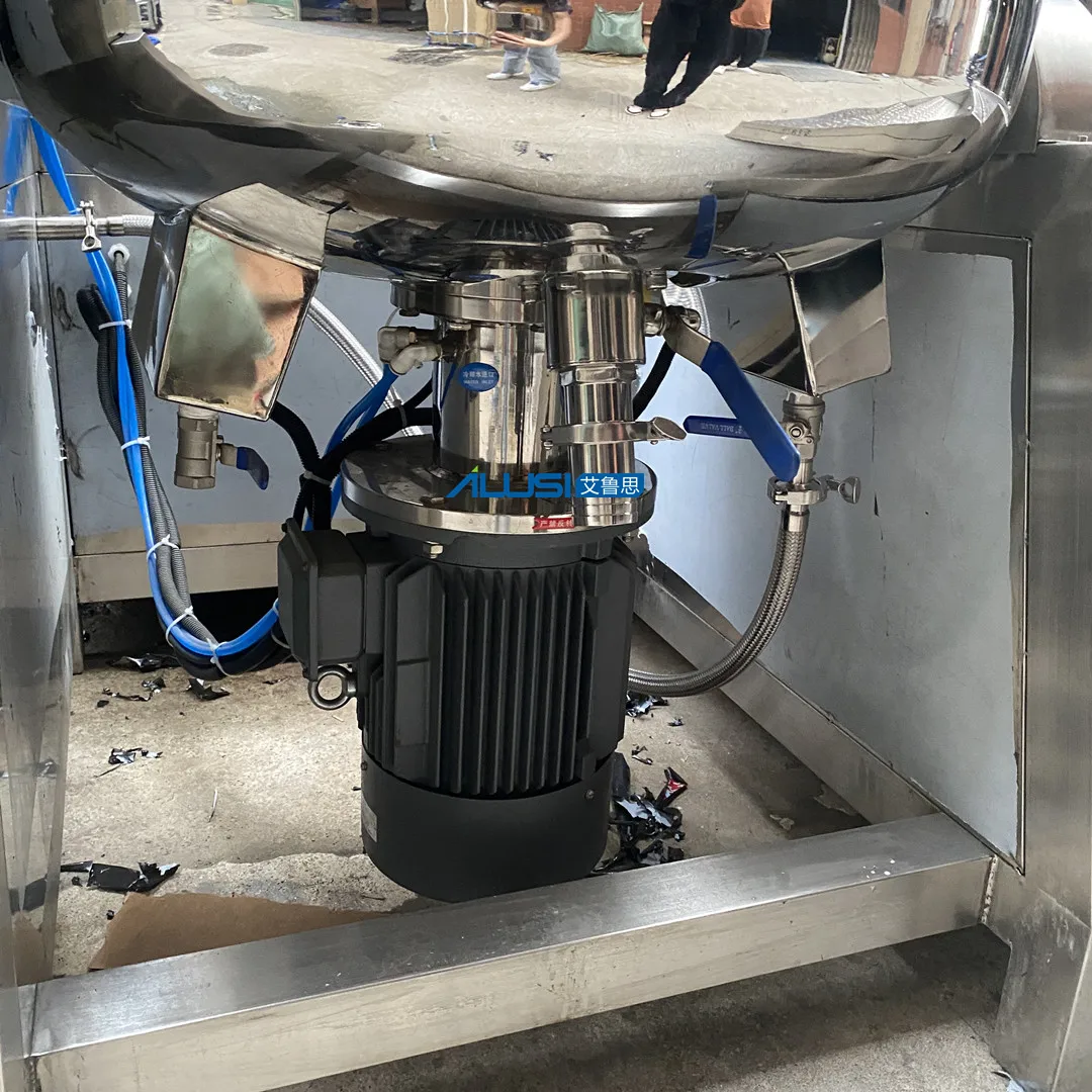 Оборудование для производства крема ухода за кожей 500 л гелевый вакуумный гомогенизатор эмульгатор миксер косметическая машина