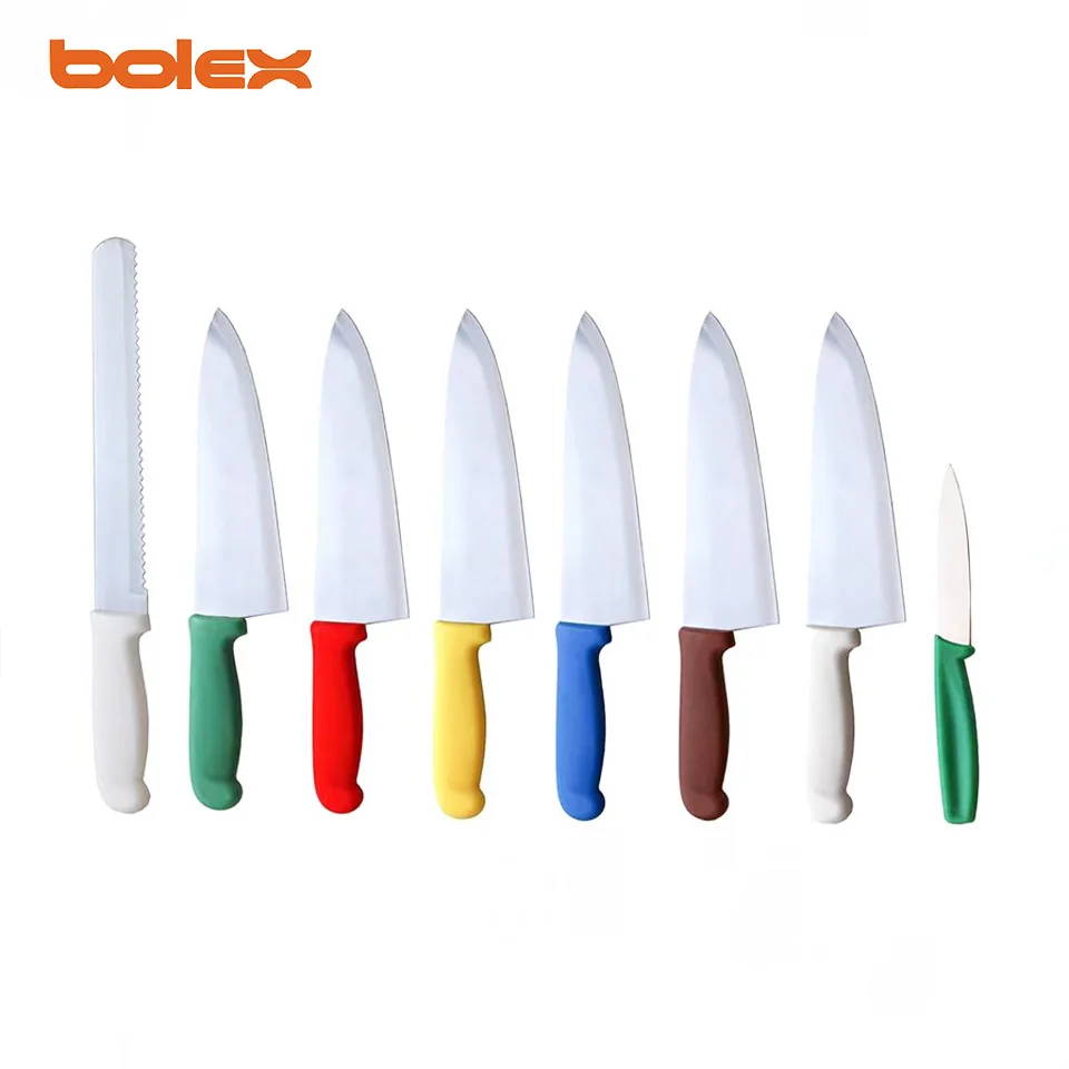 Cook Chef Kitchen Knives - Color Coded Handle China Knives