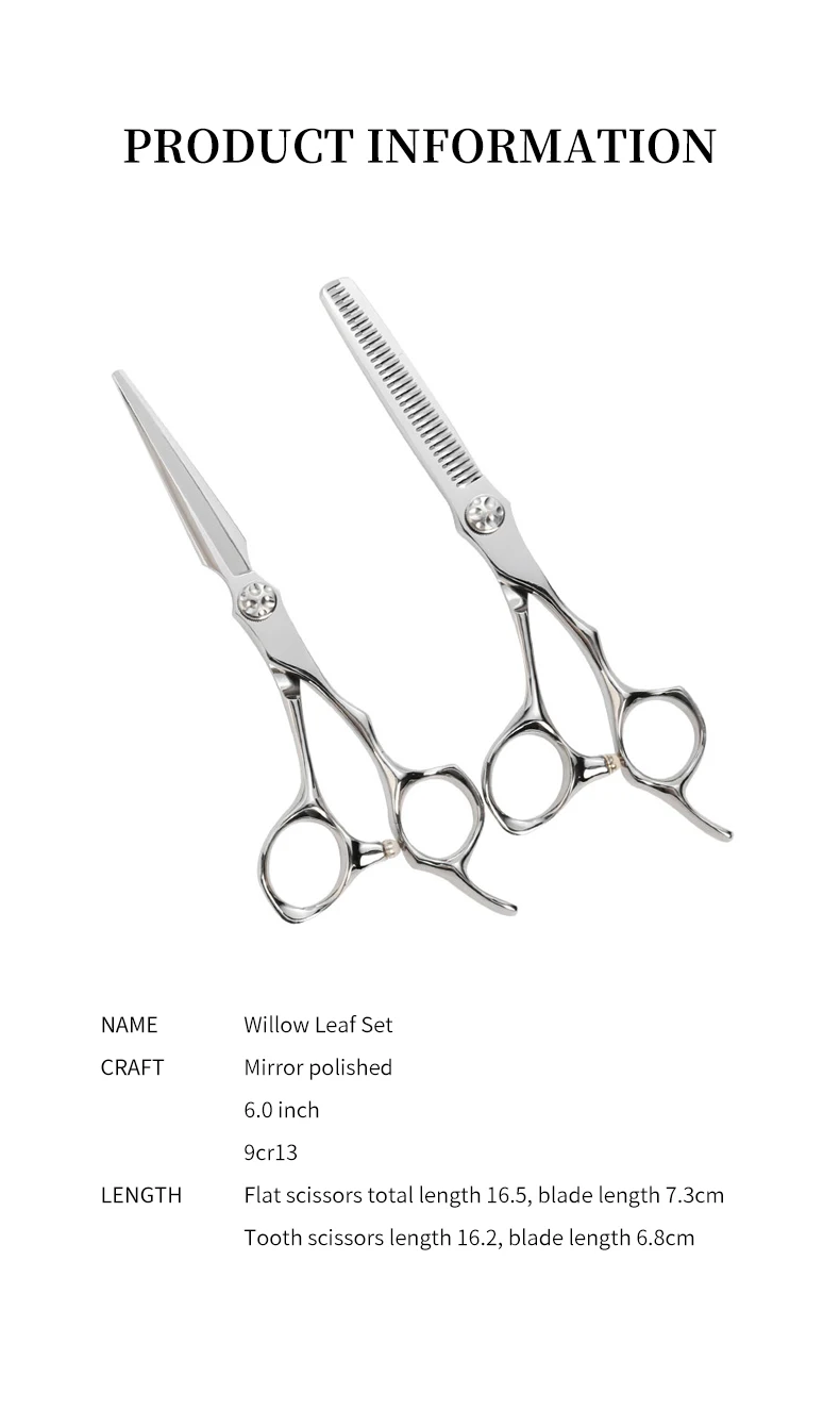 Hair Cutting Scissors 9cr High Quality Stainless Steel Scissors Hair