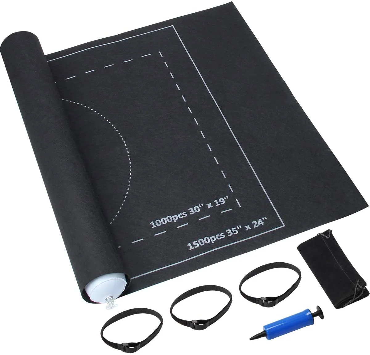 Portable Felt Puzzle Mat Roll Up Mat Play Mat Large Puzzle Accessories