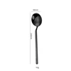 Black spoon