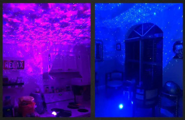 New Wifi App Remote Control Usb LED Star Projector Night Lamp With Music Speaker Sky Starry Night Light for Bedroom