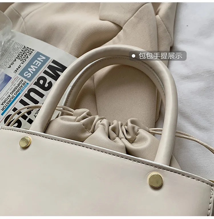 2021 Simple new style pumping bucket bag custom luxury ladies women hand bags women handbags