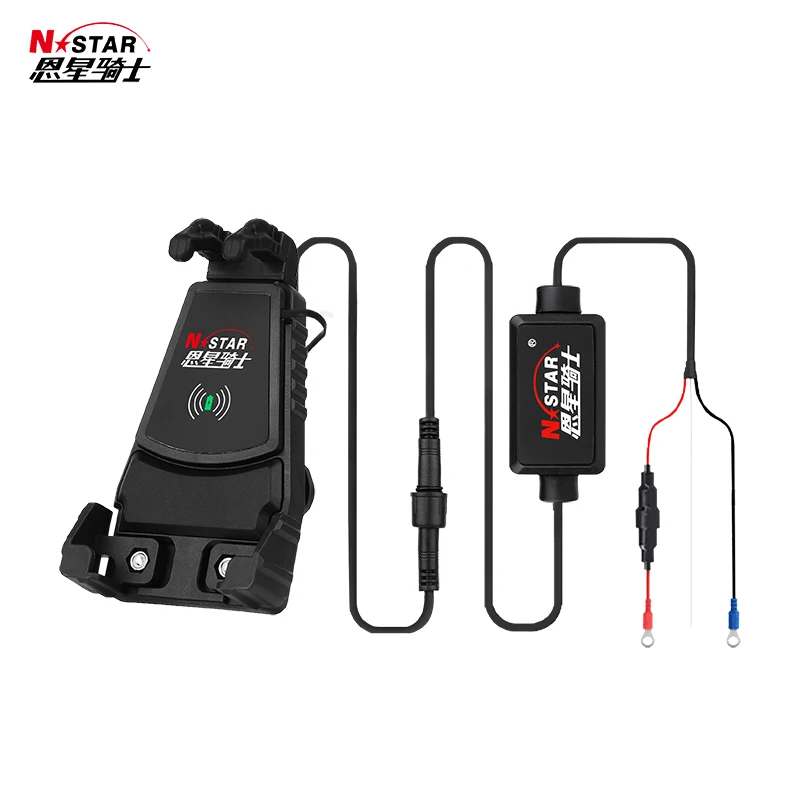 Н-звезда беспроводной телефон зарядная подставка держатель мобильного телефона для мотоциклов с 5W/7 5 Вт/10 Вт/15 Вт быстрая Беспроводная