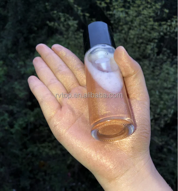 Новое высокое качество мерцание 4 вида цветов, жидкое косметическое средство, 120 мл тела и косметическое средство для лица, спрей без логотипа