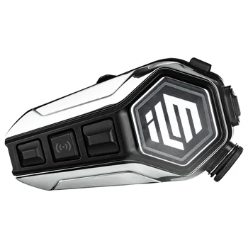 ILM Motorcycle BT Headset Helmet Communication System 2100M Intercom IP67 Waterproof Noise Cancellation Model RANGEPRO