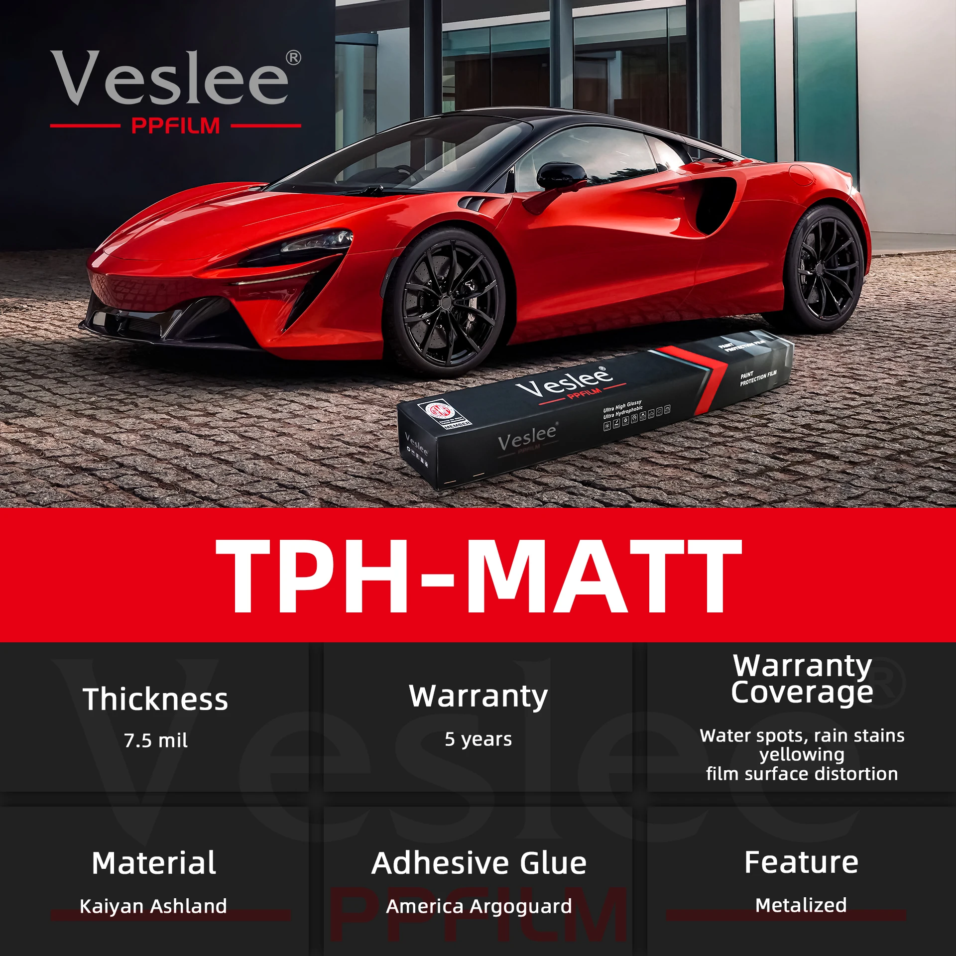 Clear Color Luxury Design Car Paint Protection Film with Hankol Glue for Premium Vehicle Protection