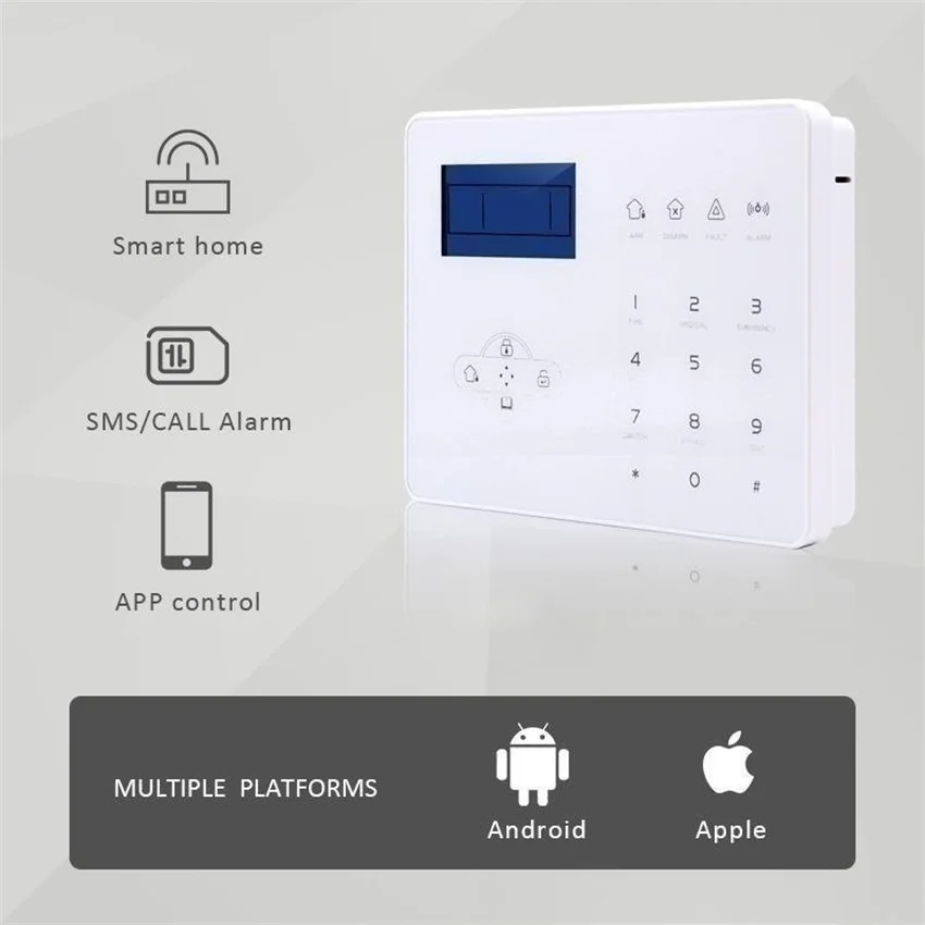 Meian ST-IIIB Wireless Home Smart Security Alarms With Touch Screen GSM PSTN Intruder Alarm System 433/868MHz