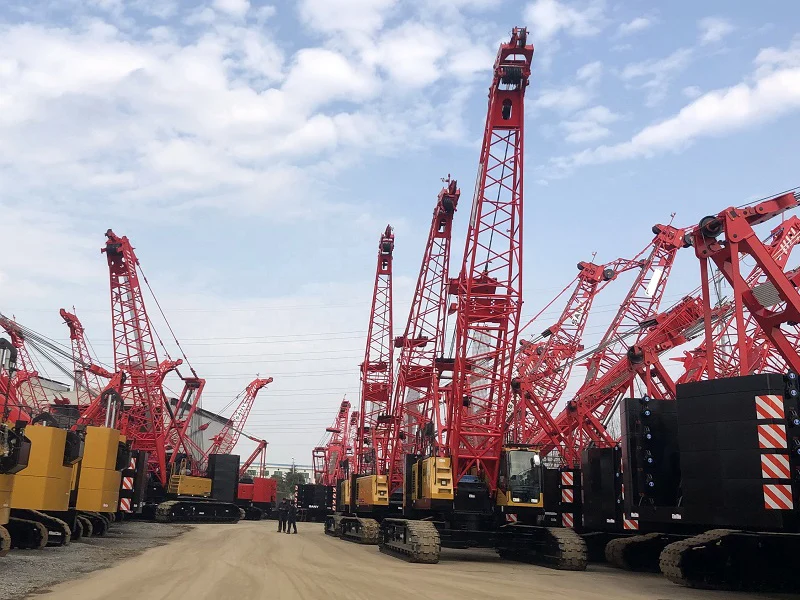 SANY 55tons Used Crawler Crane Hydraulic SCC550A-6 Sany Crawler Crane