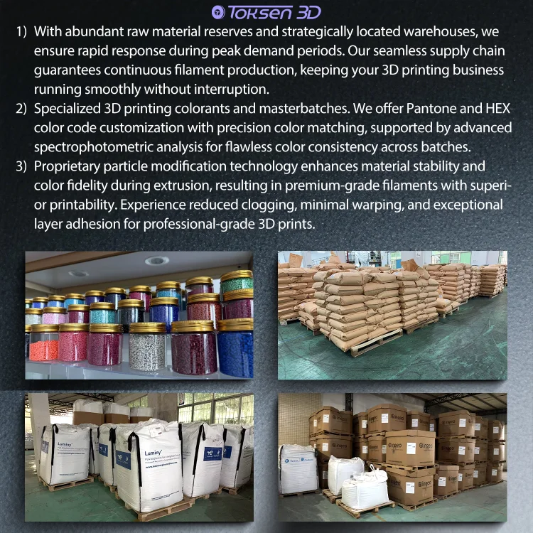 Silk Dual & Tri Color PLA Filament 1.75mm PLA 3D Printer Bi-Color ...