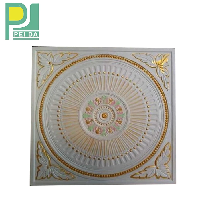 GRG Colorful Gypsum Ceiling Tile in Pakistan