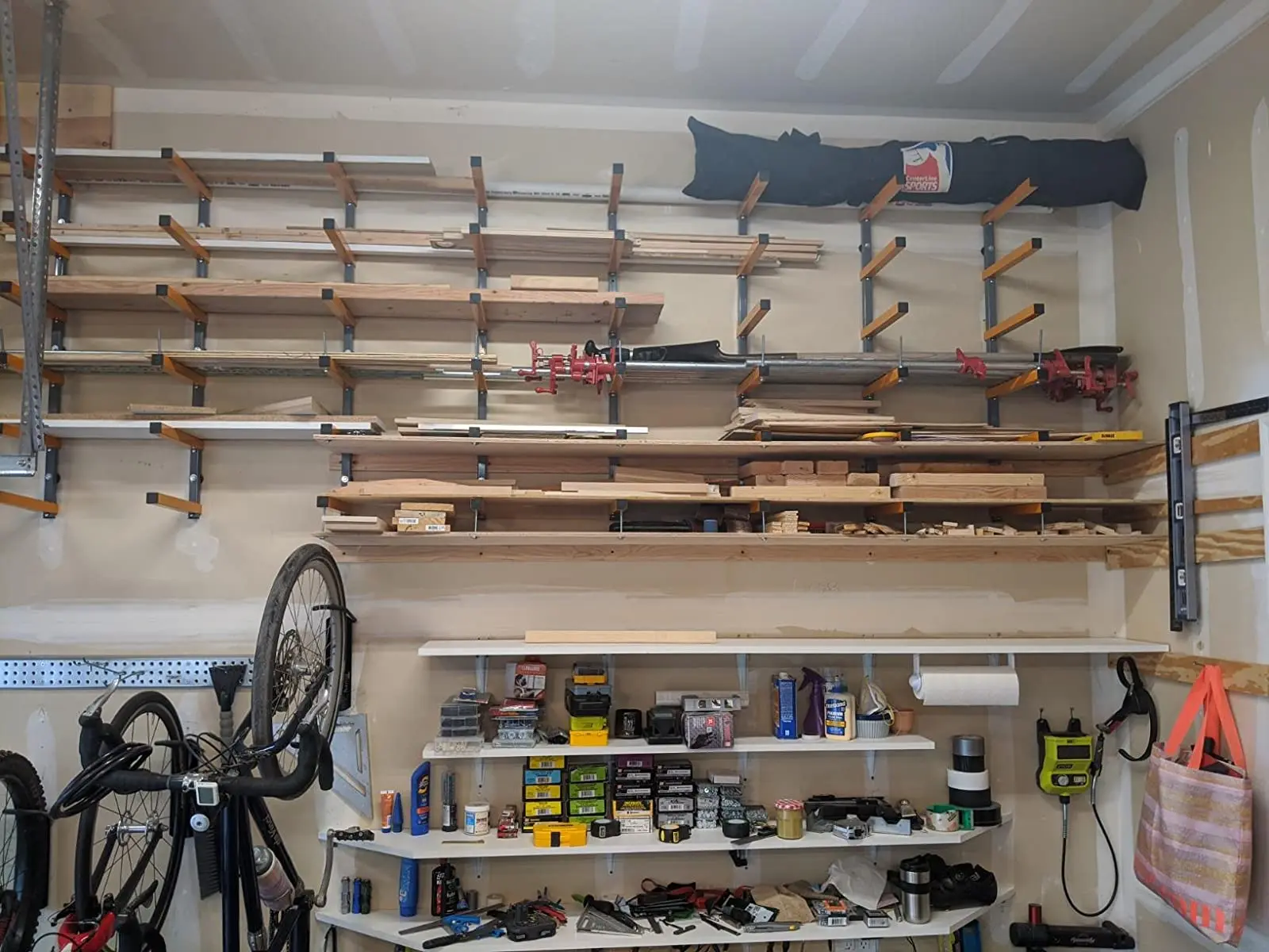 Lumber Rack 3-Shelf System at