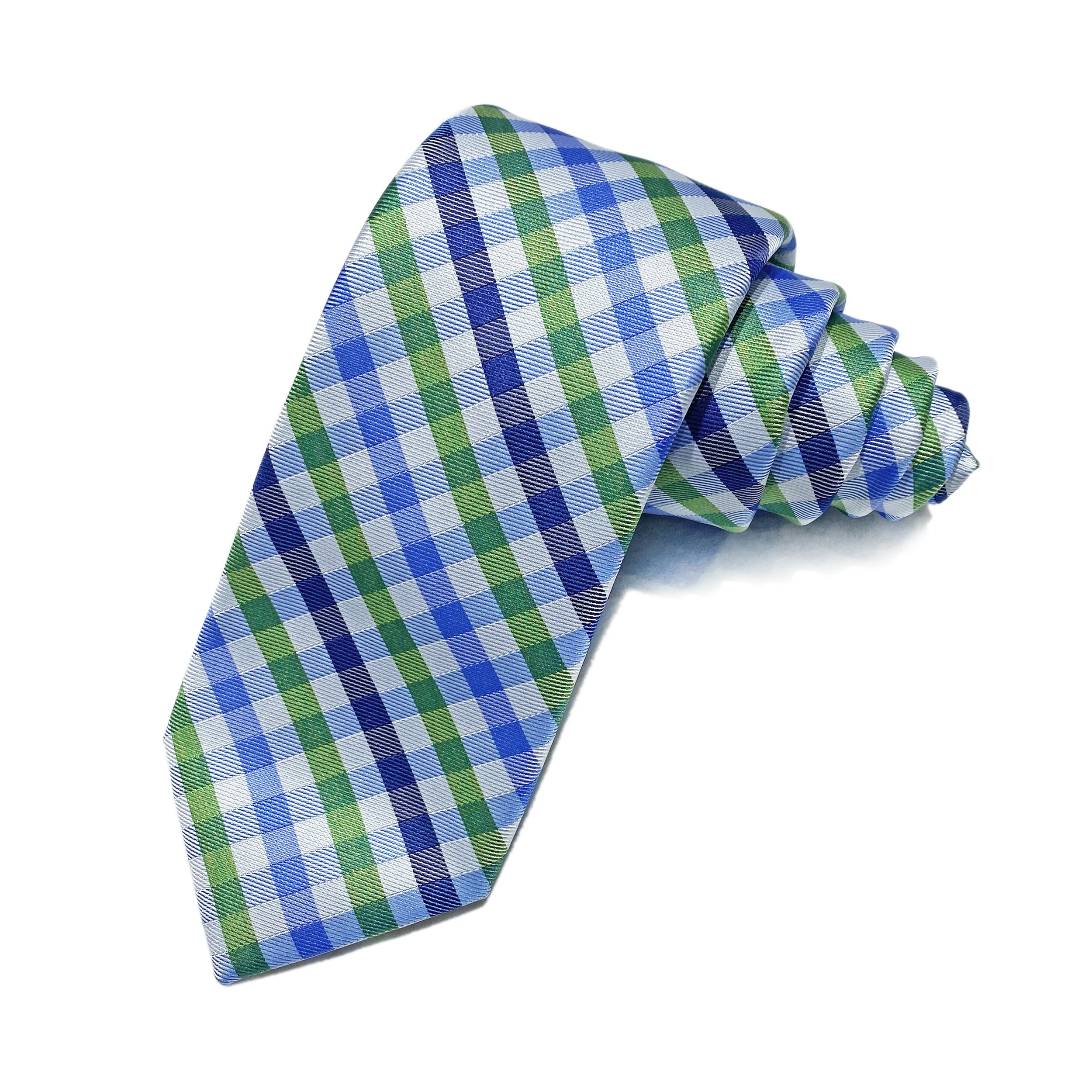 Manufacturer Custom Logo Made 100% Silk High Quality Silk Men Ties Wholesale Price Promotion Geometric Neckties