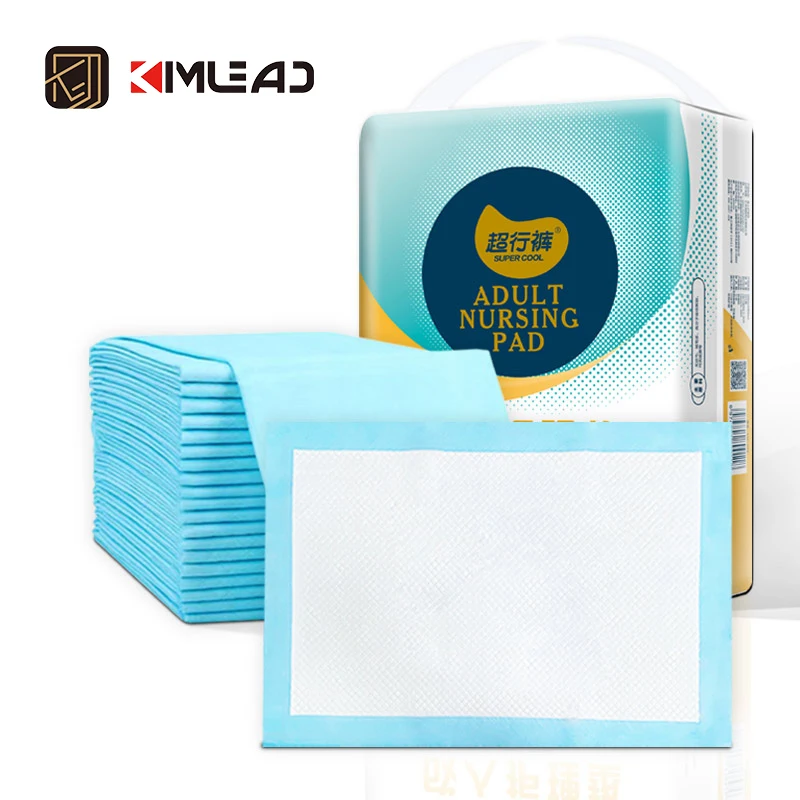 Sous-tapis médical jetable pour adultes et personnes âgées, lit d'urine absorbant lourd pour incontinence, feuille 60x90, échantillon gratuit