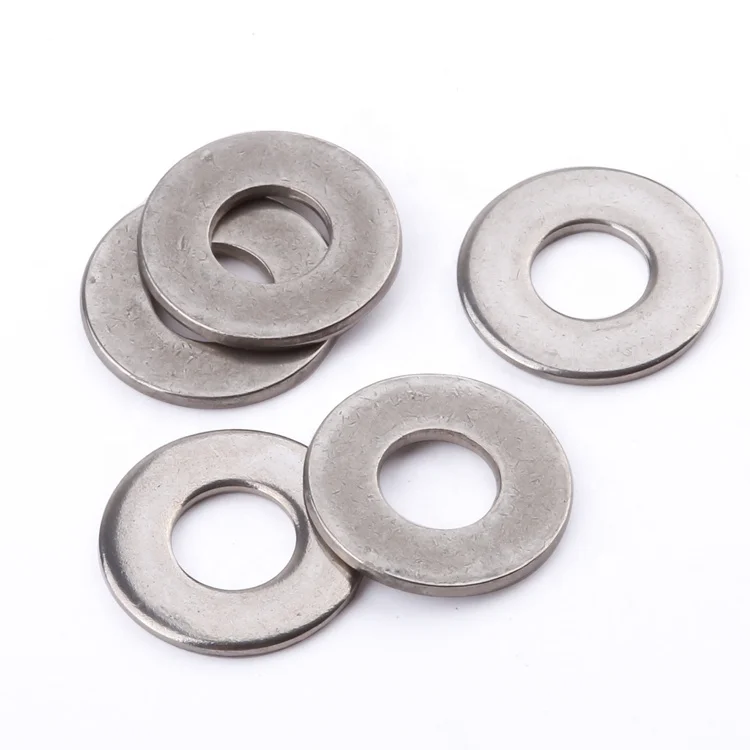 DIN9021 factory price round metal washers plain penny ring stainless steel flat washer fastener