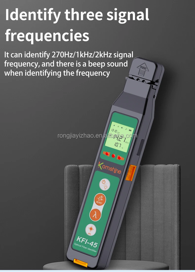 Identificateur De Fibre Optique Komshine KFI-40V - Pour 800-1700nm, Avec VFL 10mw - Neuf Pour Techniciens FTTH