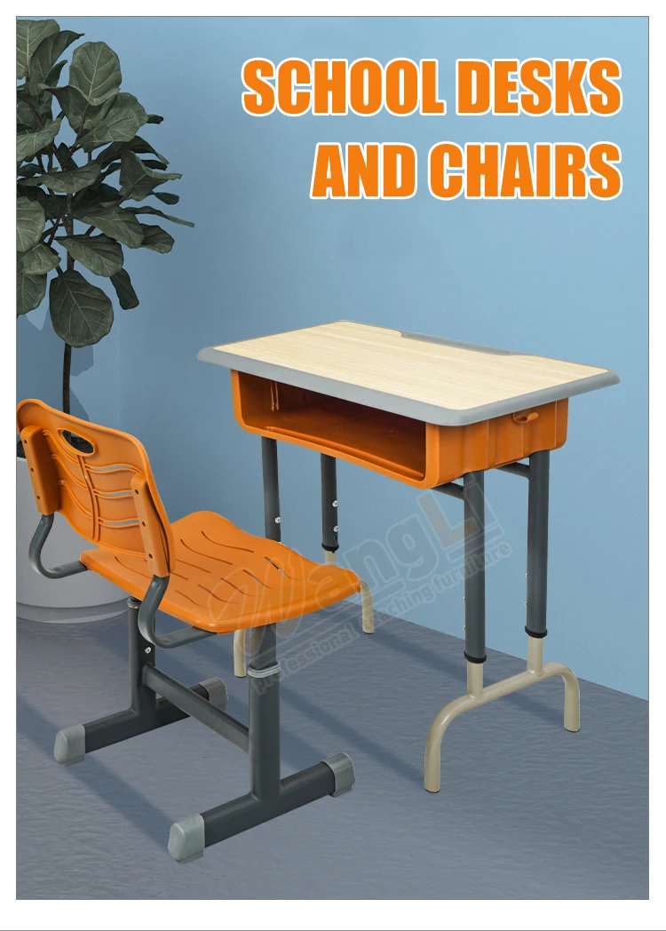 Modern Student Furniture School Table And Chair School Desk For