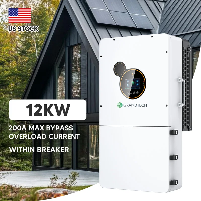 UL-sertifiointi Srne 48 V vaihejaolla invertteri Srne 8 kw 10 kw 12 kw hybridiinvertteri aurinkopaneelin invertteri ac 110 V ulos, dc 48 V sisään