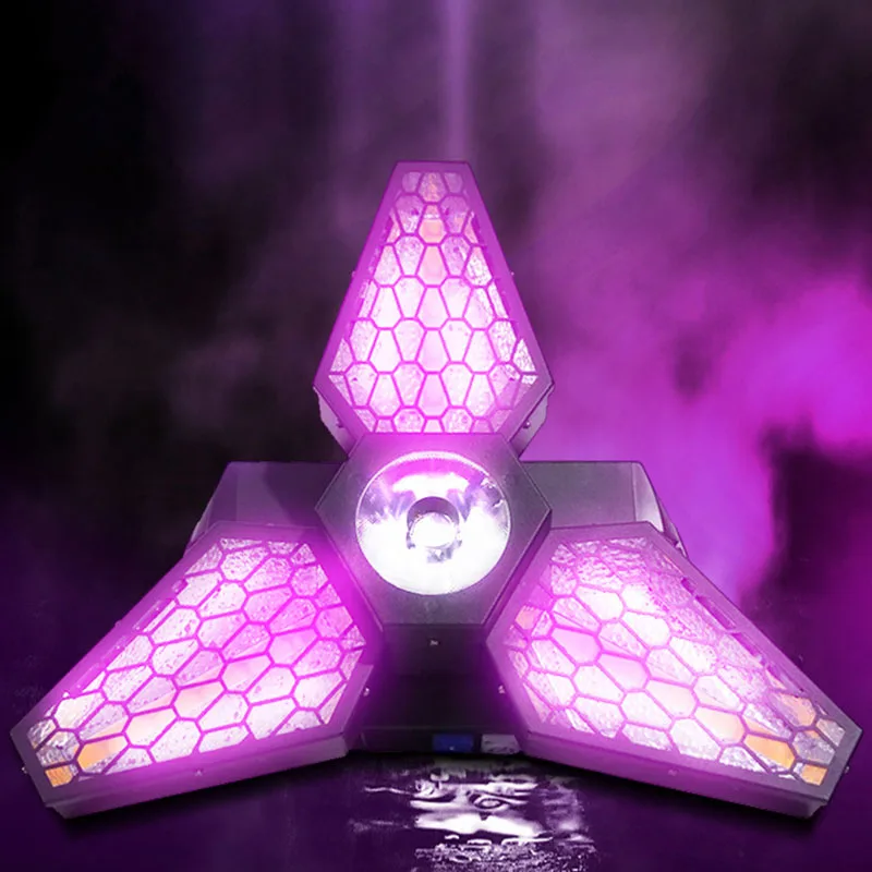 3x60w Windmill Background Light Infinitely Rotation Maple Leaf Led