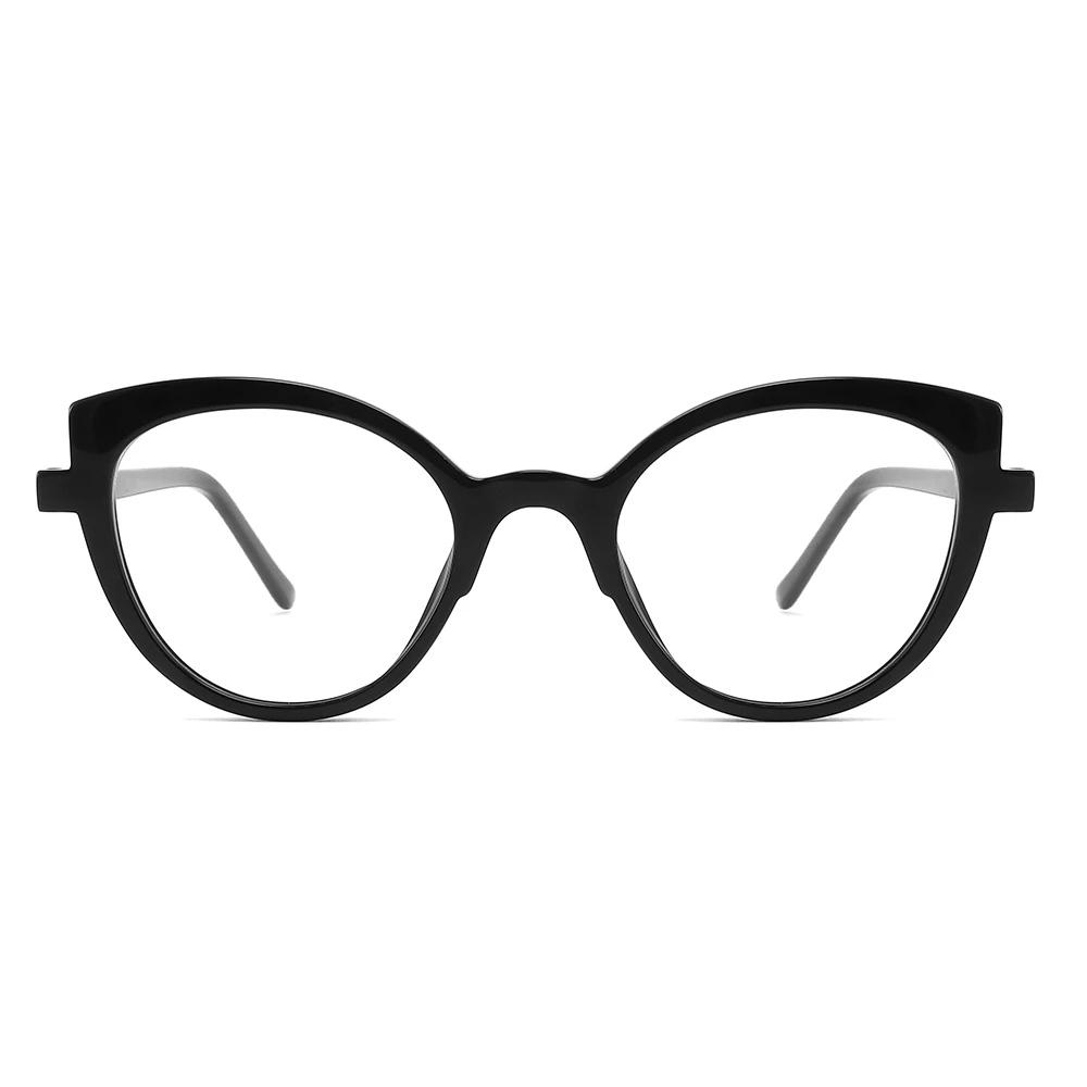 Fashion Newest Ladies Cat Eye Optical Glass Frame Thickness Acetate